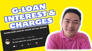 G LOAN MAGKANO INTEREST RATE AT MGA CHARGES [upl. by Llereg]