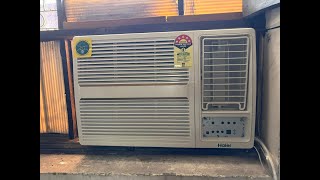 Haier Window Inverter AC Unboxing 15 Ton 2024 Model  Installation full review  Best AC in 2024 [upl. by Akeemahs]