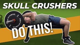 Skull Crusher Guide — Muscles Worked Form and Variations [upl. by Aissela]