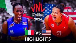 🇮🇹 ITALY vs USA 🇺🇸  Highlights [upl. by Erikson]