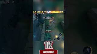 Endura vs Gatotkaca in mobilelegends mobilelegends trannding fyp mygameplay 100kviews gaming [upl. by Attirb]