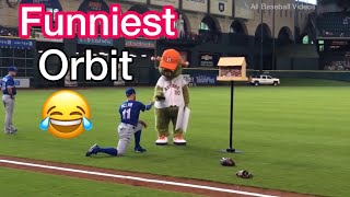 MLB  Best Funniest Moment of Astros Mascot [upl. by Yablon]