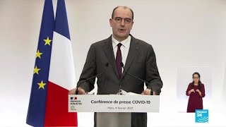 Covid19 en France  quotNi confinement ni allègement des restrictions pour linstantquot annonce Castex [upl. by Kirre]