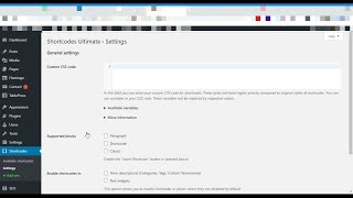 Shortcodes Ultimate Plugin After update not working Solved [upl. by Einra609]