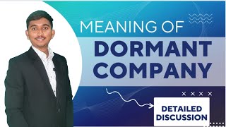 Dormant Company  Meaning Of Dormant CompanySignificant Accounting Transaction [upl. by Donnelly]