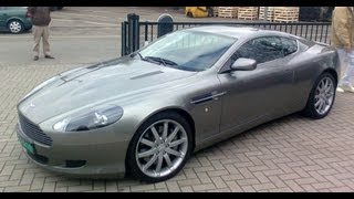 aston martin DB9 onboard loud accelerating [upl. by Anagrom]