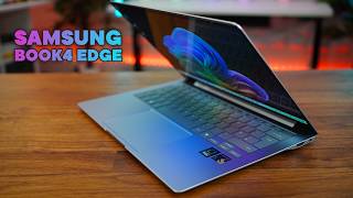 Samsung Book4 Edge Review  14quot Snapdragon ARM Ultrabook [upl. by Sosna954]