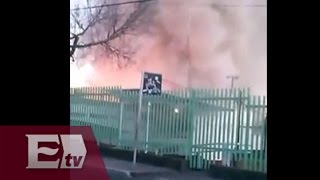 Momento justo de la explosión en Hospital Infantil de Cuajimalpa VIDEO [upl. by Florenza]