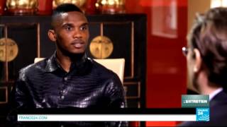 Samuel Etoo en entretien exclusif sur FRANCE 24 [upl. by Ireva695]