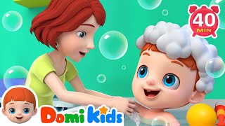 Its Bath Time  Domi Kids Nursery Rhymes amp Kids Songs  Educational Songs [upl. by Enitnelav]