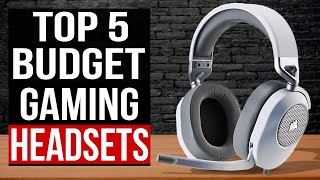 TOP 5 Best Budget Gaming Headset 2023 [upl. by Bihas]