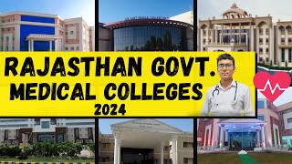 RAJASTHAN MEDICAL COLLEGES 2024  RANK WISE  BEST DETAIL VIDEOmedicalcollege governmentneet2025 [upl. by Barbette254]