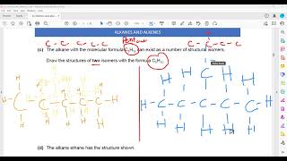 Exercise 2 Alkanes and Alkenes Question 1 to 3 Cambridge IGCSE O level Chemistry Lesson 65 part c [upl. by Norit]