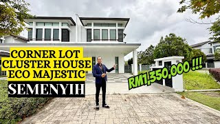 RM1350000  TENDERFIELDS ECO MAJESTIC  CORNER LOT  FREEHOLD  3750 SQFT  CLUSTER HOUSE [upl. by Yerhcaz]