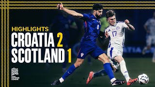 Croatia 21 Scotland  2024 UEFA Nations League Highlights [upl. by Venezia]