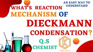 Dieckmann Condensation with Mechanism  BetaKeto Ester Formation  Bsc MSc  Organic Chemistry 2020 [upl. by Rodina]