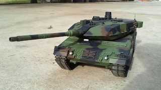 Henglong Leopard 2A6 116 Clark Electric TK22 Test2 [upl. by Aihsoem909]