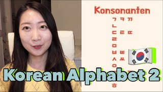 🐰🇰🇷KoreanAlphabet 2 Let’s learn Consonants🤍 [upl. by Draner]