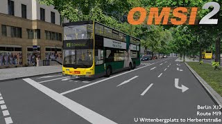 OMSI 2  Berlin X10 Route M19 to Herbertstraße [upl. by Aidahs]