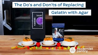 Agar vs Gelatin The Do’s and Don’ts of Replacing Gelatin with Agar WTF  Ep 310 [upl. by Hillell822]