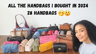 I BOUGHT 28 HANDBAGS THIS YEAR 🤭🫢🙈 [upl. by Amik350]