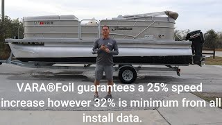 quotVARA®Foil Pontoon Hydrofoil A GameChanger for Pontoon Boats Find Out more in This Short Review [upl. by Edris661]