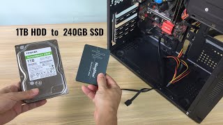 How to clone larger HDD to smaller SSD for free [upl. by Sturrock763]