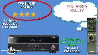 Review Yamaha AV Receiver 51 CH  HTR3066 [upl. by Gundry601]