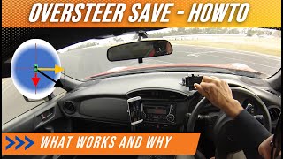 Oversteer recovery  how to save your car [upl. by Festatus2]