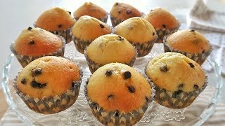 MUFFIN ALLO YOGURT E GOCCE DI CIOCCOLATO  Ricetta Facile [upl. by Ttemme623]