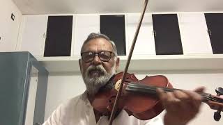 Kannai kalaimane Tamil song violin tutorial [upl. by Tiemroth]