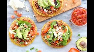 How To Make Chicken Tostadas Recipe [upl. by Enyr]