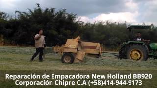 Reparación de Empacadora New Holland 920 Servicio a toda Venezuela [upl. by Enalahs]