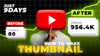 THUMBNAIL MASTERCLASS ✅ How to make YouTube Thumbnail in Photoshop [upl. by Anela]