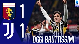 JUVE BRUTTA ma VAR e MASSA da ARRESTO  GENOA JUVENTUS 11 [upl. by Jolynn521]