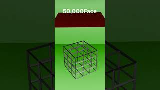 Blender cloth simulation 1000 vs 1000000 face 3dart animation blender3danimation minecraft [upl. by Kurtzman]