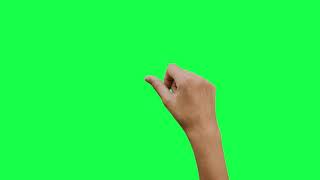 FREE Green screen hand gestures [upl. by Assiren]