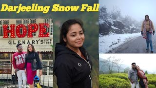 Magical Snowfall  Darjeeling Road Trip Day 1  দার্জিলিং ভ্রমণ এবং প্রথম দার্জিলিং এ বরফ দেখা [upl. by Claus]