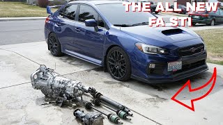 How to STI 6 Speed Drivetrain Swap your 20152020 FA WRX [upl. by Baecher107]