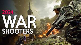 TOP 15 MOST INSANE War Shooter Games coming out in 2024 and 2025 [upl. by Kania889]