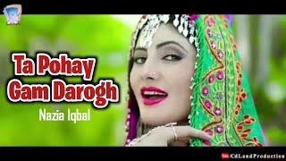 Kha Pa Ta Pohey Gam Darogh Ma Waya Za Darta Yadegam Daroogh Ma Waya  Nazia Iqbal [upl. by Samira]