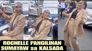 Rochelle Pangilinan SUMAYAW sa GITNA ng KALSADA sa MALABON [upl. by Ayidah530]