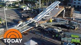 Deadly Florida Bridge Collapse Is Accelerated Construction To Blame  TODAY [upl. by Ahsiekrats]