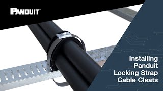 Installing Panduit Locking Strap Cable Cleats [upl. by Gavan]