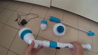 Spin Scrubber Spinning Brush Cleaner Review [upl. by Leirol]