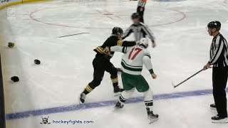 Marcus Foligno vs Trent Frederic Jan 6 2022 [upl. by Ahserkal365]