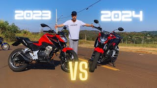 CB 300F TWISTER 2023 VS 2024 [upl. by Notnel]