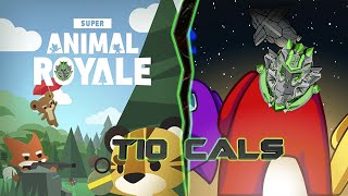 PARTIDAS CON ANIMALES E IMPOSTORES  SUPER ANIMAL ROYALE  AMONG US  discord redes [upl. by Nosauq]