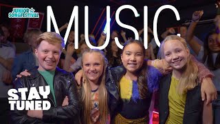 STAY TUNED  MUSIC 🎸 OFFICIAL MUSIC VIDEO  JUNIOR SONGFESTIVAL 2024 🇳🇱 [upl. by Hermy]