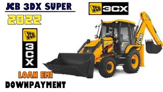 2022 New JCB 3DX Super  New Price amp Specification  On Road price emiloanfinance in India [upl. by Anairo787]